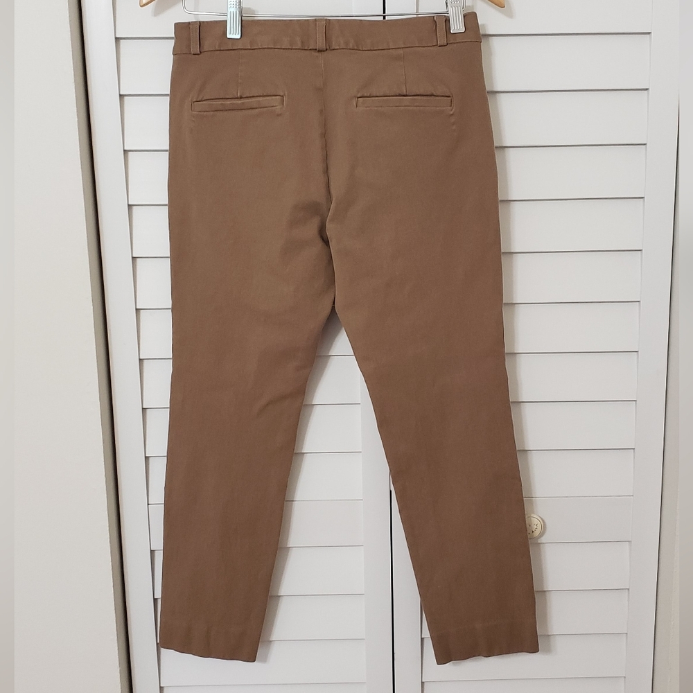 Banana Republic Women's Sloan Pants Beige Camel Size 8 - Picture 2 of 14